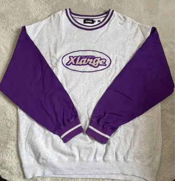 Xlarge 로고 자수 맨투맨 트레이닝복