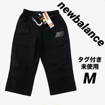 [택 포함 미사용] newbalance 여성용 7부 팬츠 블랙