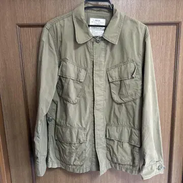 ALPHA INDUSTRIES 밀리터리 자켓 베이지 MEDIUM
