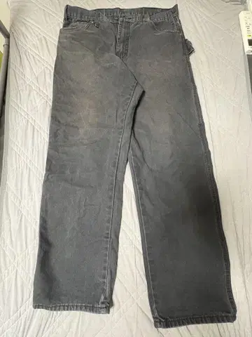 Dickies 다크 그레이 페인터 팬츠 구제 의류 vintage