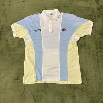 ellesse 남성용 빈티지 피케 셔츠 사이즈 6