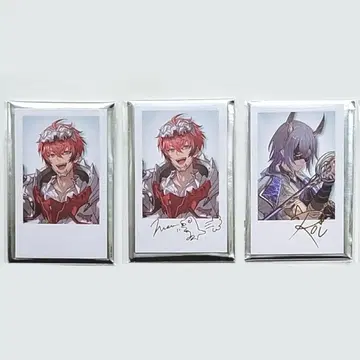 니지산지 데뷔 폴라로이드 카드 아카기 웨 코야나기 로우 레어 R N
