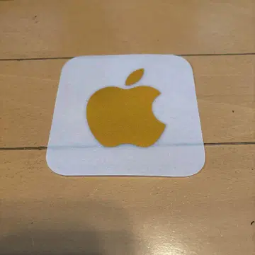 Apple 로고 스티커 골드