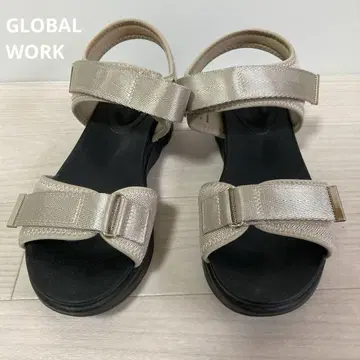 GLOBAL WORK 라쿠션 스니커즈 샌들 M