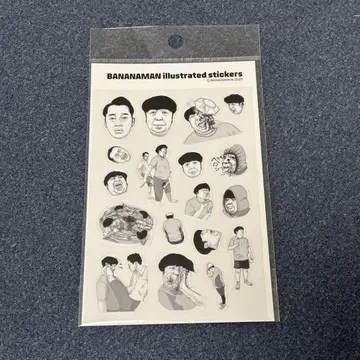 BANANAMAN illustrated stiekers