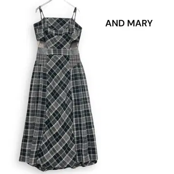 ANDMARY Bell checked dress 앤드마리 원피스