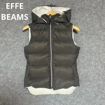 EFFE BEAMS / 다운 베스트 그레이 후드 탈부착 가능