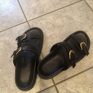 ZARA 블랙 샌들 36 사이즈 23~24cm