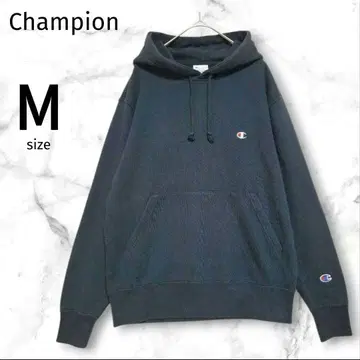 [챔피온] 후드티 풀오버 자수 블랙 M
