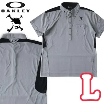 오클리 OAKLEY 스컬 자수 라운드 피케 셔츠