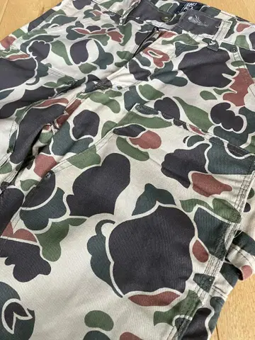 건호 더블니 페인터 팬츠