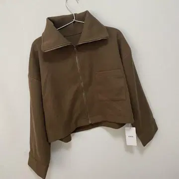 피프스 지퍼 숏 블루종
