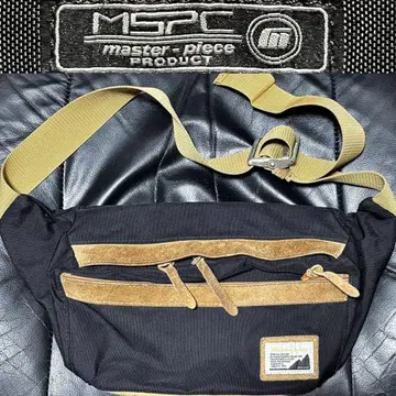 MSPC 마스터피스 가죽 절개 허리 바디 백 일본제 가방