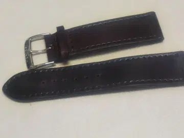 NOMOS 정품 가죽 벨트 다크 브라운 러그 폭 19mm