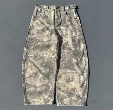리얼트리 9090 King Logo Slub Denim Pants
