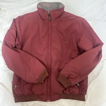 L.L.Bean 웜업 자켓 블루종 버건디