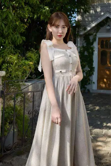 새상품 her lip to Verona Tweed Long Dress