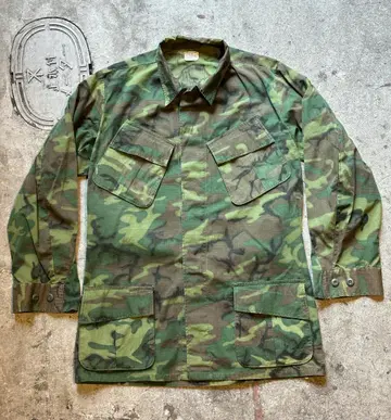 1968년 정글 퍼티그 Medium Long ERDL 리프 카모