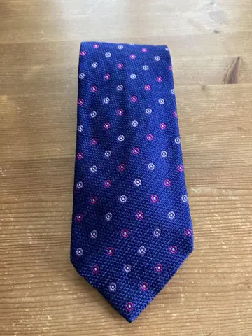 Paul Smith 네이비 도트 무늬 넥타이