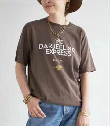 Deuxieme Classe DARJEELING T셔츠 브라운