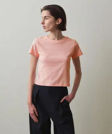 Steven Alan PETIT COTTON TEE 치비T 핑크 새상품급