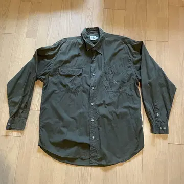 Calvin Klein Jeans XL 긴팔 셔츠 올리브 그린