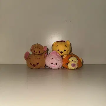 디즈니 썸썸 곰돌이 푸 봉제 인형 4개 세트