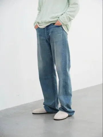 25ss AURALEE 셀비지 데님 와이드 팬츠 3