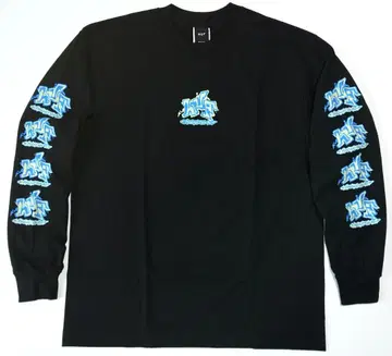 [ 새상품 미사용 ] HUF 긴팔 티셔츠 BLACK (L 사이즈)