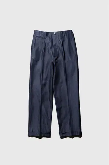 sign 별주 USM 1 TUCK DENIM TROUSERS BISOWN