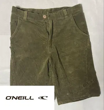O'Neill 오닐 올리브 그린 코듀로이 숏팬츠