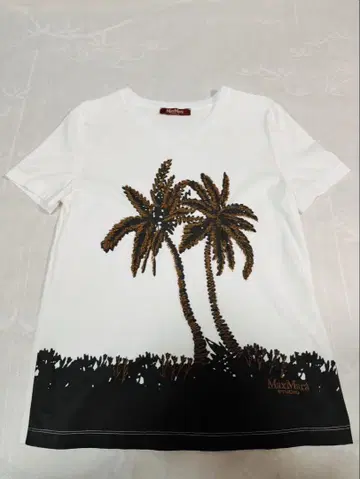 max mara 야자수 티셔츠 M 화이트