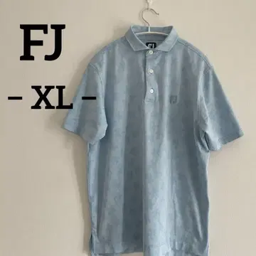 [새상품급] FJ 풋조이 골프 반팔 피케 셔츠 XL 스카이블루