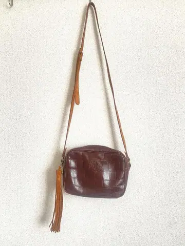 IL BISONTE 크로커다일 패턴 숄더