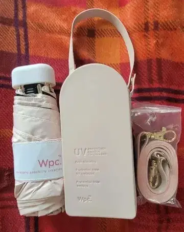 Wpc. UV 컷 접이식 우산 핑크