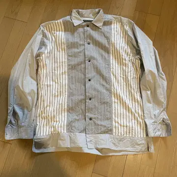 DUFFER & NEPHEWS 스트라이프 긴팔 셔츠 L 사이즈