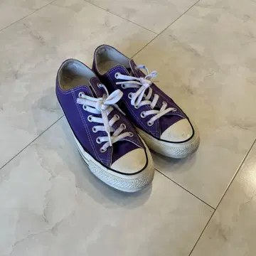 보라색 캔버스 로우컷 스니커즈 컨버스 converse 예쁜