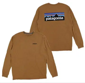 patagonia 남성용 롱 슬리브 P-6 로고 레스폰시빌리티