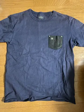 SCHOTT BROS 티셔츠 사이즈 L 가죽 포켓