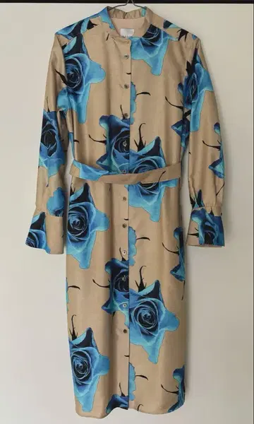 21AW Paul Smith 폴스미스 파란 장미 원피스