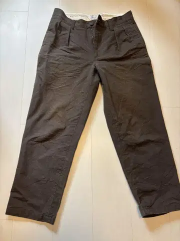 descendant 브라운 치노 팬츠 인심 80cm