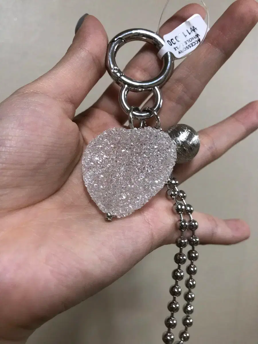 Sugar Heart Keyring