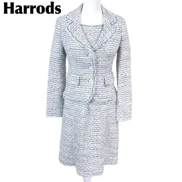 [새상품급] Harrods 원피스 세트 자켓1 원피스2 트위드