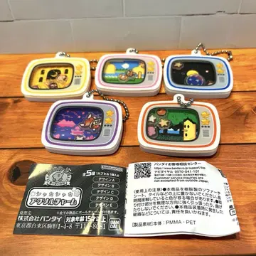 별의 커비 바스락 아크릴 참 전5종 세트