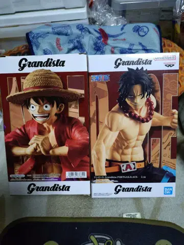 Grandista 루피 에이스 피규어 세트