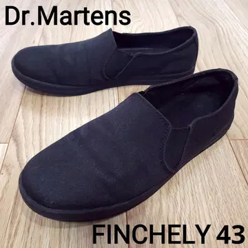 닥터마틴 FINCHLEY Black Canvas 43 슬립온