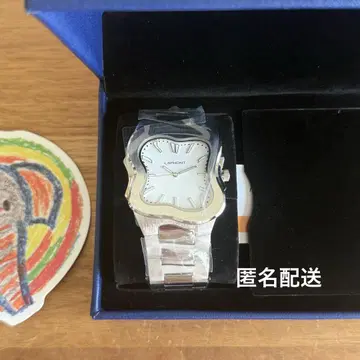 laphont 화이트 실버 손목시계