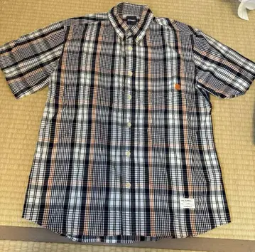 XLARGE 반팔 체크 셔츠 L