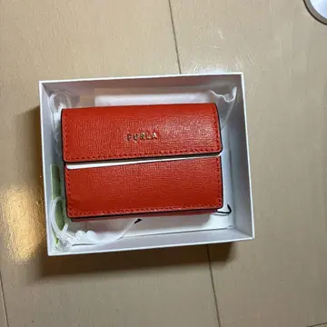 [ 새상품 미사용 박스 포함 ] FURLA 사피아노 가죽 키케이스 레드