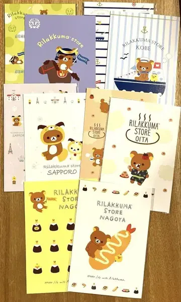 106 리락쿠마 지역 한정 리락쿠마 스토어 엽서 10장